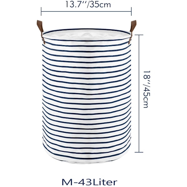 Tvättkorg i polyester canvaslinne, tecknat mönster pryder hemmet och kontoret, tjockt material för hållbarhet, dragsko för avskildhet, perfekt