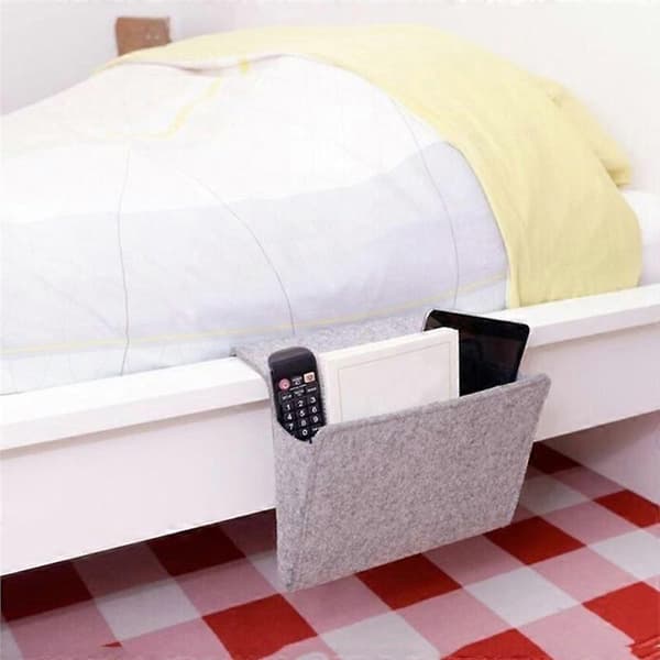 Filt Husholdnings Seng Sofa Bord Side Oppbevaring Ting Hengende Beholderpose