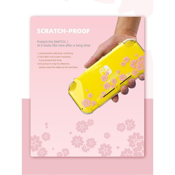 PC-etui egnet til Nintendo Switch Lite, klart beskyttelsesetui til Nintendo Switch Lite