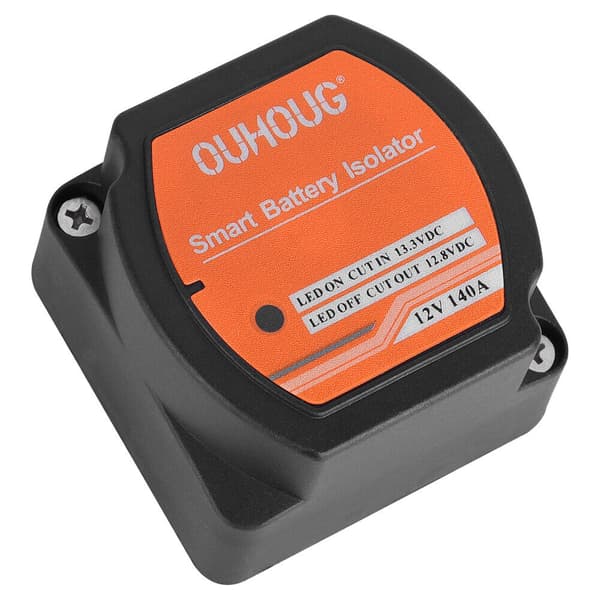 Oppgradert SPLIT CHARGE RELAY 12V 140 AMP SPENNINGSØMFINTLIG BOBILER BOBIL VSR