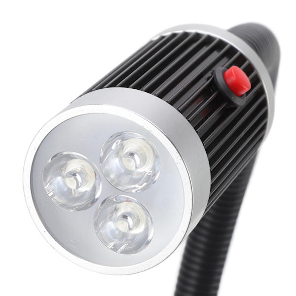 Magnetisk arbejdslampe 9W 24V LED Fleksibel Svanehals Rustfri Aluminium Magnetisk Base Svanehals Arbejdslampe til Industri