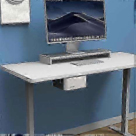 2026 Mac Studio metallställ för montering under skrivbord, väggfäste för förvaring, kylning och ventilation