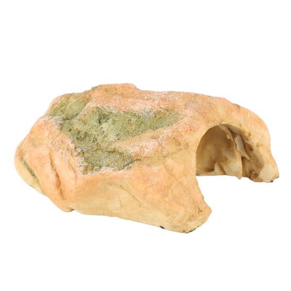 Fisk Skjuleskuler Resin Fadeless Vivid Komfortabel Fiskedam Ly Dekorasjon for Reptil GS0622