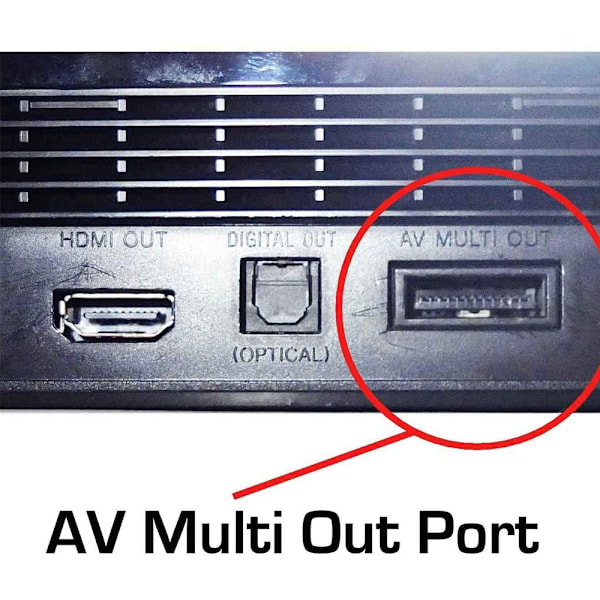 Spillkonsoll PS2 støvsugerhode linje PS3 RGB Scart kabel AV kabel