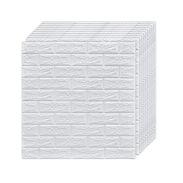 10 kpl 3D-seinäpaneeleja, 4mm x 35cm x 38,5cm Tapetitarrka