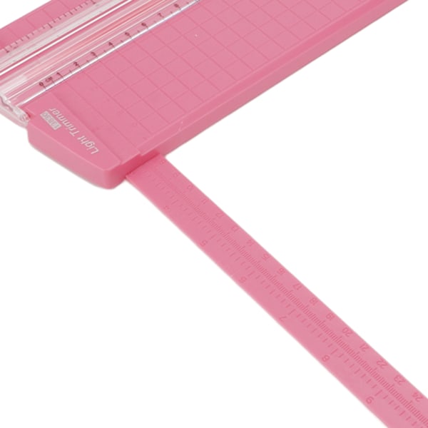 Lille Papirklipper Præcis Skala Metrisk Imperial System Letvægts Holdbar Nem Betjening Papirtrimmer Til A3 Papir Rose Rød