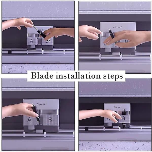 Deep Cut Blade + Housing för Cricut Explore, Explore One, Explore Air och Explore Air 2, enkel att installera och skära med