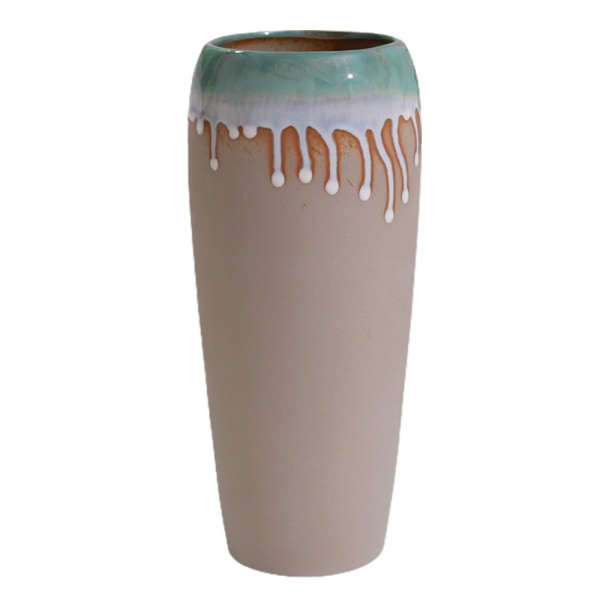 Keramiska vaser - eleganta vaser är dekorerade för eldstäder, bord och vardagsrum