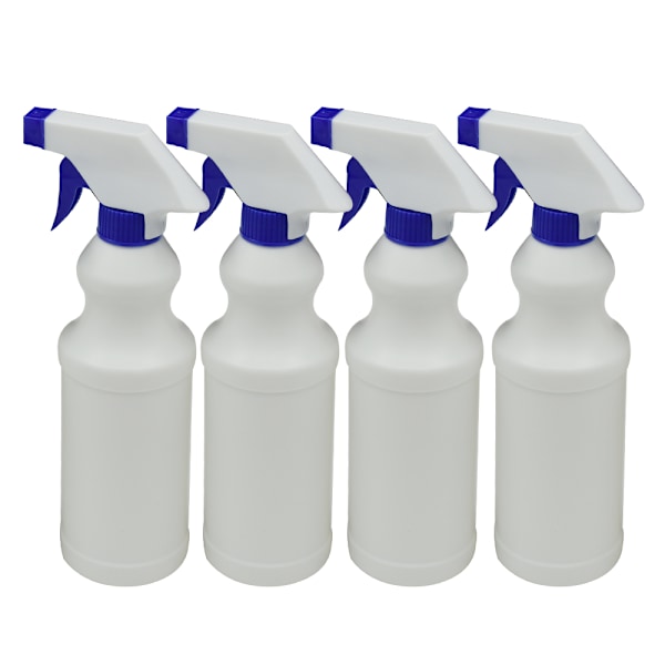 Innovativ Sprayflaskset (500 ml, 4-pack), Justerbart Munstycke för Dimm &amp; Stråle, Garanterat Läcksäkert och Tätningsfritt, Idealisk för Hushåll, Kommersiellt bruk