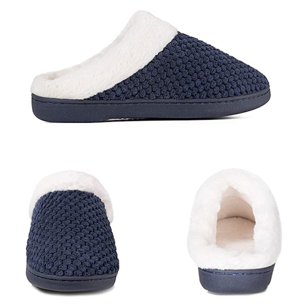 Mjuka minnesskum tofflor för kvinnor Komfort Varma Slip on Hou