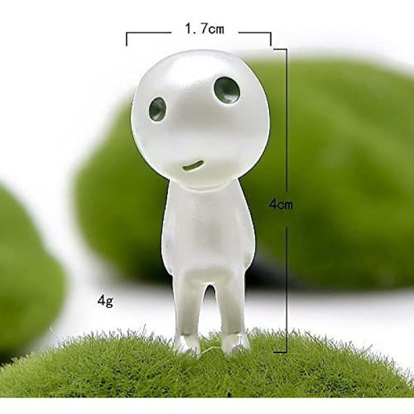 Resin Princess Mononoke Luminous Tree Elven Spirit Miniatyrlykta