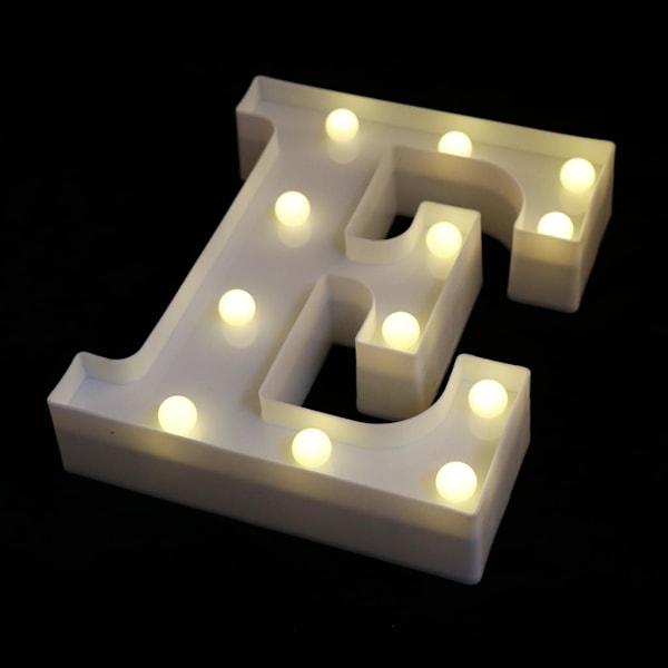 Batteridrivna Lysande Bokstäver, 26 Alfabet & Symbolkombinationer, LED Marquee Skyltar För Hem- & Festdekoration, Portabla, Hållbara & Återanvändbara, 22 x 18