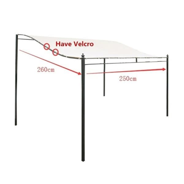 1 stk 2,5 mx2,6 m paviljong erstatning takduk - 300D vanntett c