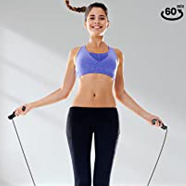 Hyppyköysi - säädettävä ja sotkeutumaton, fitness- ja treenikäyttöön