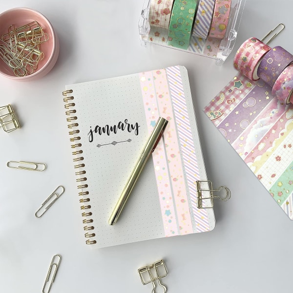 Candy Color Washi Tape Set 10 rullar Dekorativa semesterkonst och