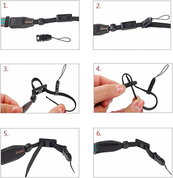 1 par sorte Quick Release QD Loops System Connectors Clip Adaptere