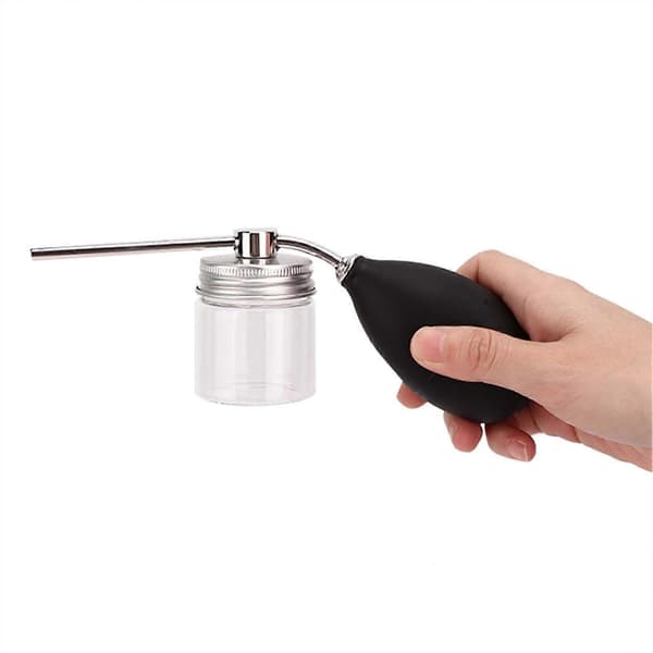 Sprayapplikator för hårfibrer, bärbar och påfyllningsbar sprayflaska