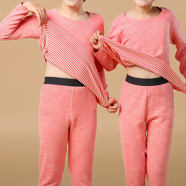 Toddler Pyjamas Piger Drenge Varme Bomulds Pjs til Børn pink 100cm