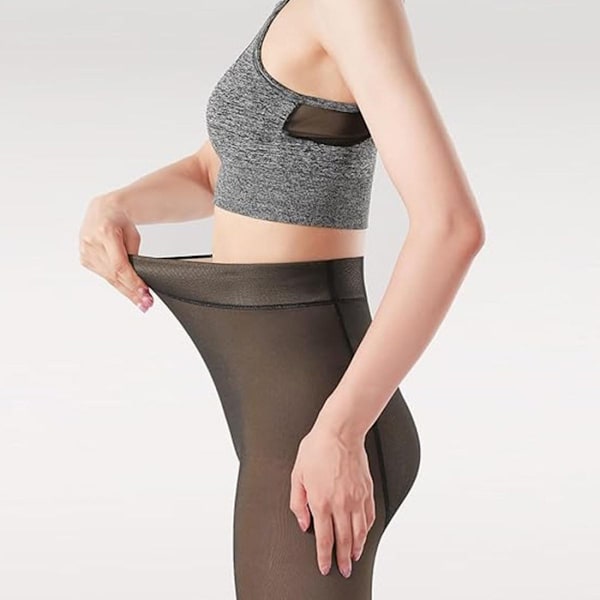 Vinter tights til damer for 40-70 kg, forede vinter tights