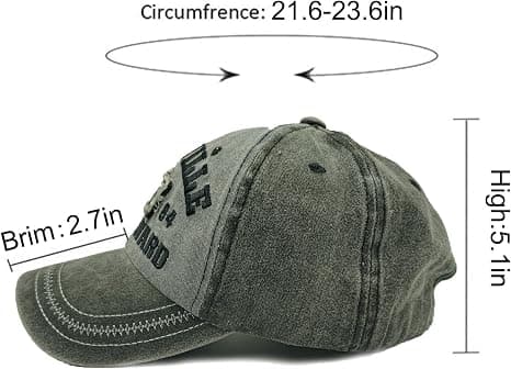 Baseball Cap Bomuld Slidt Justerbar Far Hat Blød Lav Profi