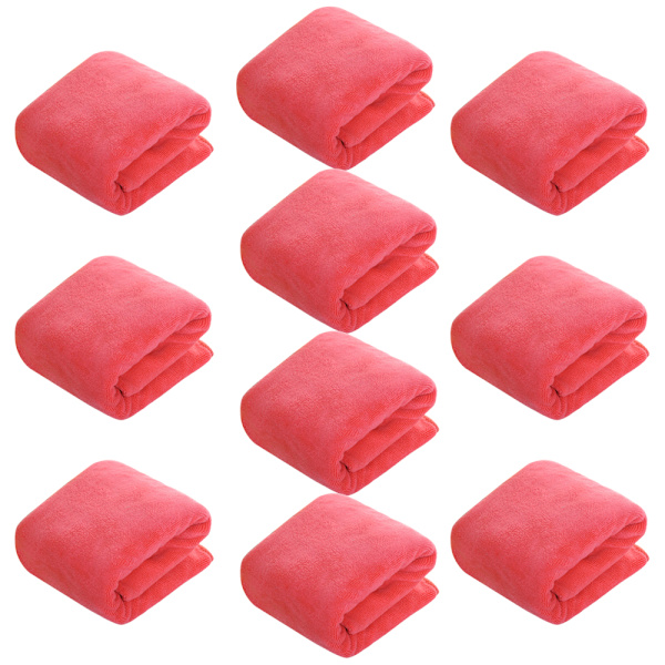 10-pack handdukar för salonger - Snabbtorkande handduk för hår, händer,