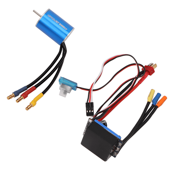 2435 3300KV Borstlös Motor 25A ESC Combo Set Professionell Hög Torsions Borstlös Motor ESC Kit för 1/16 1/18 RC Bil