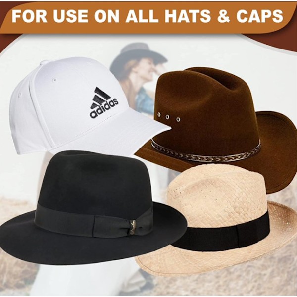 Hattbandrulle 20 mm bred*2 meter lång*2 mm tjock - Storleksreducerare i skum för skyddshjälmar - Insats för storleksjustering av kepsar - för Fedora, baseballkepsar, Panama,