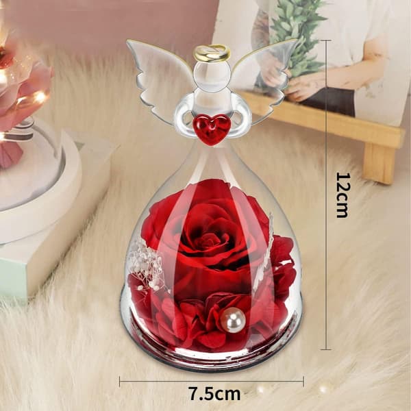Evig rose i klokke for kvinner - Rose Forever Rose Gave, Evig