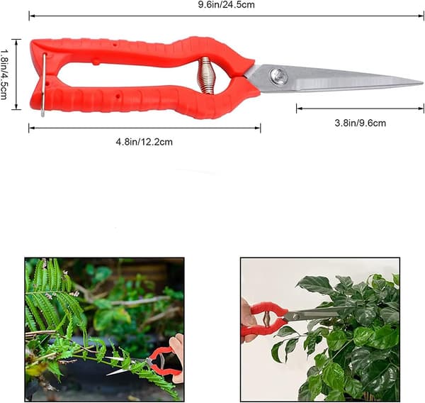 Puutarhasakset, erikoispitkä terä 245 mm, puutarhan leikkaussakset Sta