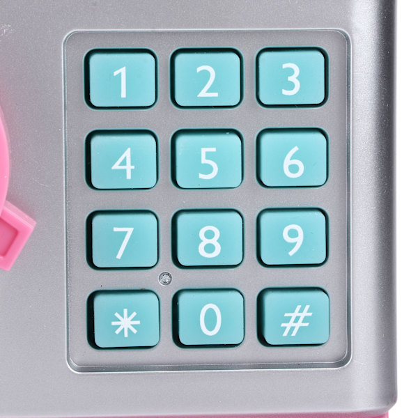 Spargris Mini Automatisk Myntsparande Sparbössa Heminredning Artikel Leksak Present till Barn Rosa