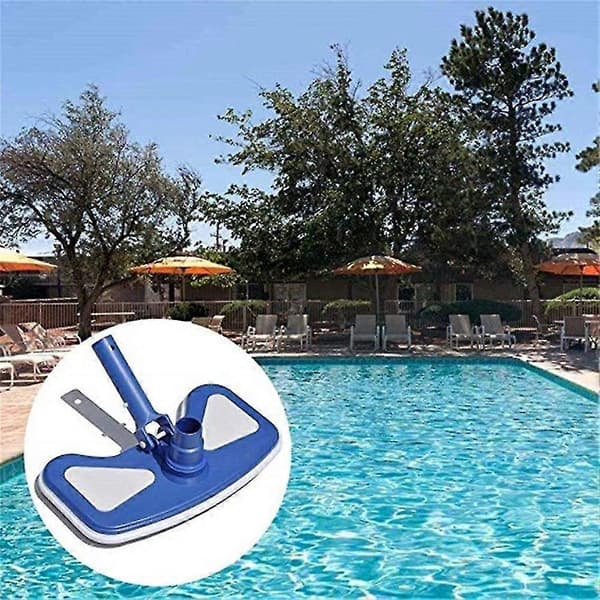 Poolrengöringstillbehör Viktat fjärilsformat poolmunstycke med bottenborstar för swimmingpooler