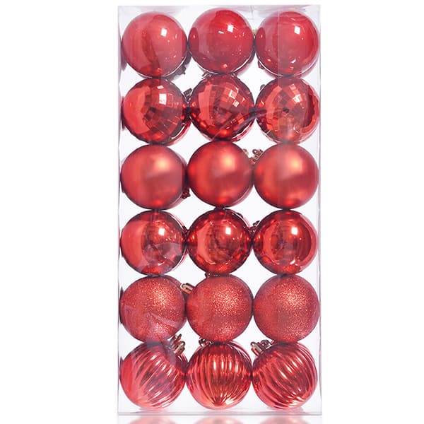 Julgranskulor för julgranar, julgranskulor red