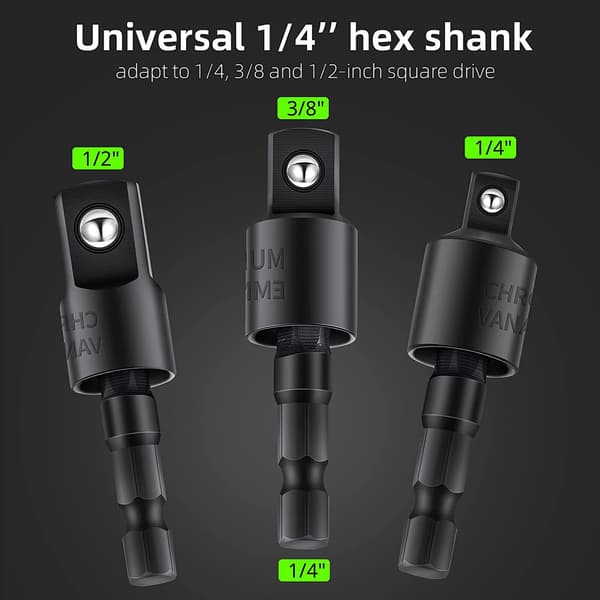 Vinkelhodeskrutrekker Rettvinklet Drill Multipurpose Endeadapter