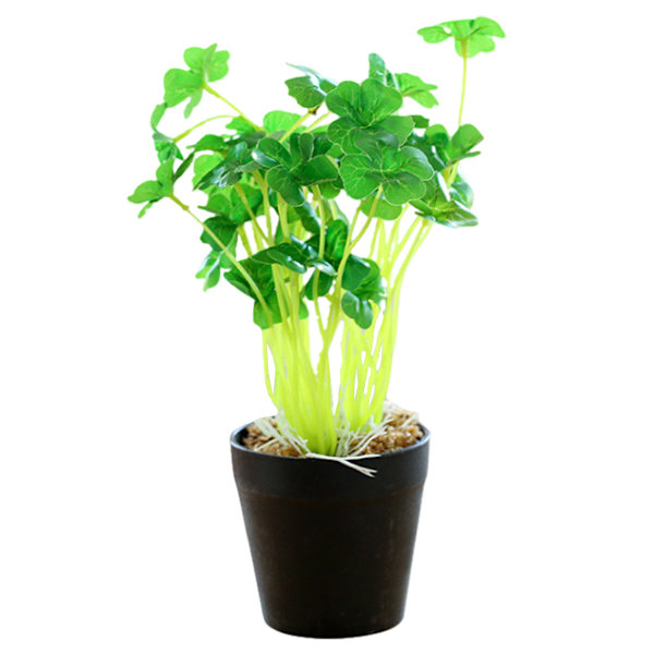 Kunstige blomster, kunstige grønne planter, potteplanter