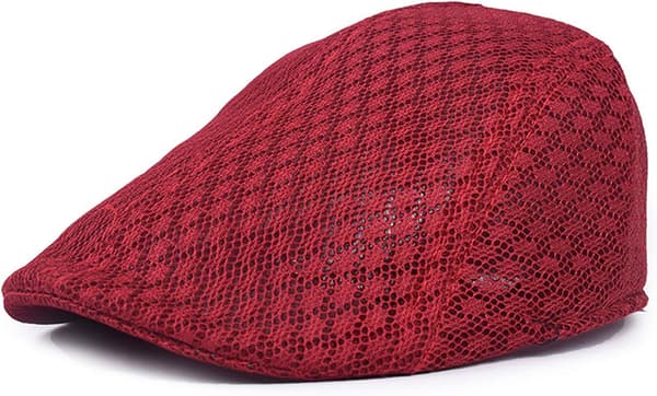 Pustende netting flat cap for menn, sommerhatt, Ivy-hatt