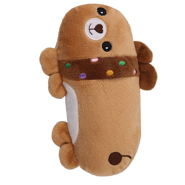 Plush-eläin lemmikkieläinten purulelu, purennankestävä, hampaiden hiomiseen, tylsyyden poistamiseen, söpö heittotyyny, täytetty koiran lelu