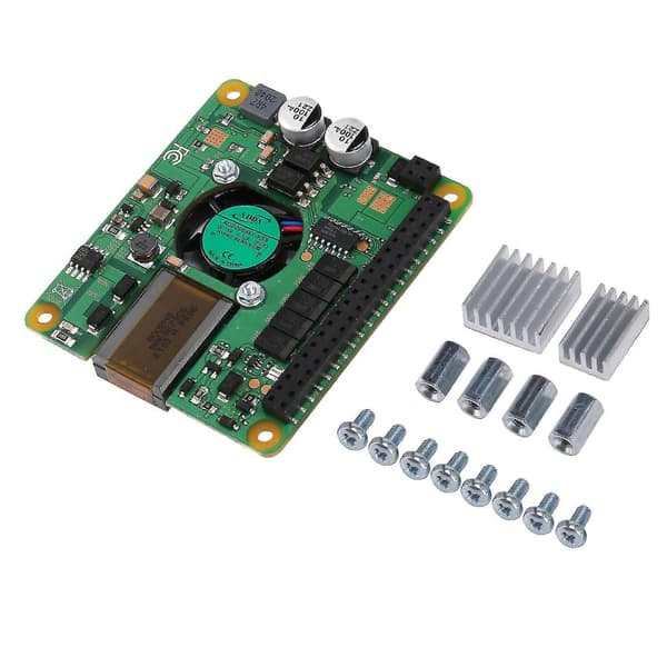 For 52pi Poe Hat Modul Udvidelseskort Ieee 802.3at-2009 Poe Med Køleventilator Til 4b / 3b+