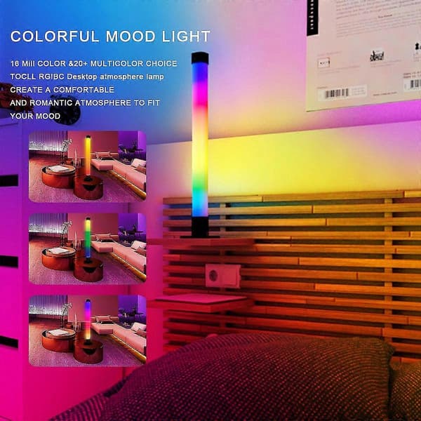Rgb Lys Bar Gaming Ambient Lys Bluetooth Tv Baggrundsbelysning Led Effekt Med Musik Synkronisering Til Pc Tv Rum