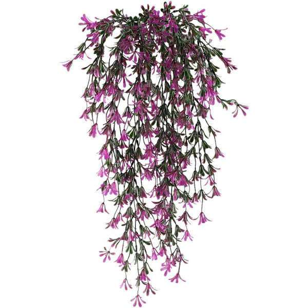 2st Hängande konstgjord växt Konstgjorda blommor Växter Garland Vine för inomhus utomhus hängande plantering Hemma Trädgård Balkong Kontor Balkong Staket