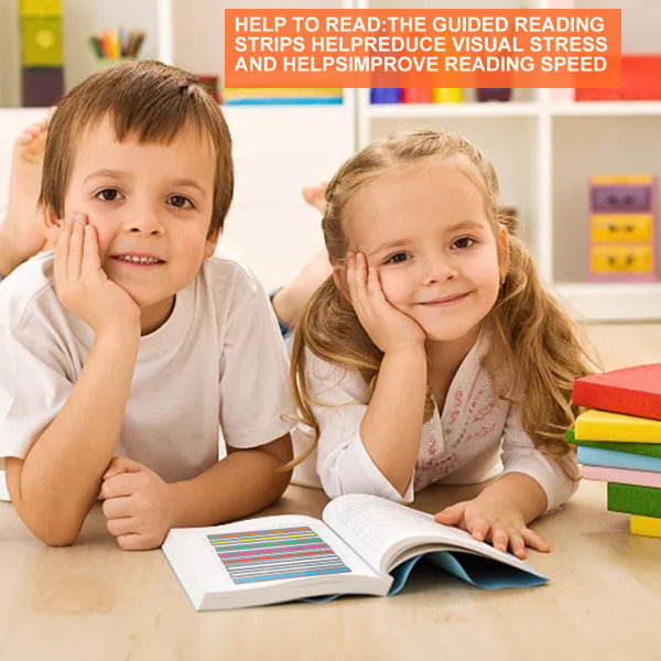 Guidade läsfältsbokmärken hjälper barn med läsning