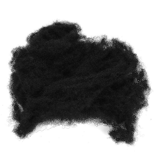 Afro-piipun hiuspiipun pehmeä afro-kihara peruukki pidennykset hiuslisäkkeet hiuslisäke musta