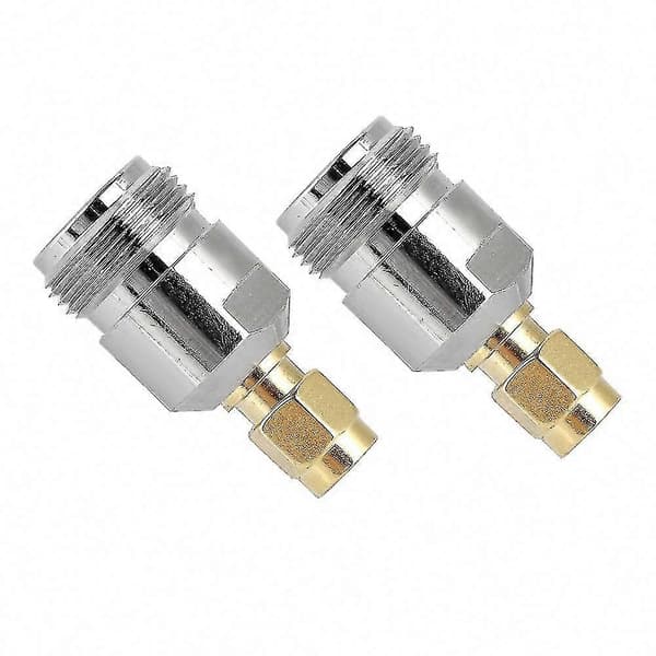 2-pack N-hona till SMA-hane RF-koaxialadapter