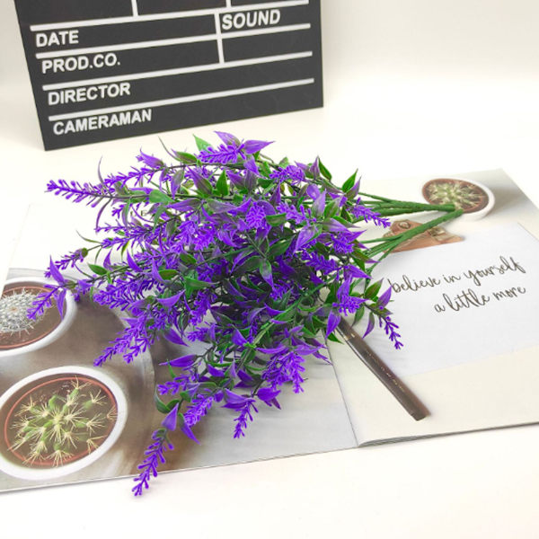 8 Bundter Kunstige Blomster Udendørs UV-Resistente Kunstige Blomster