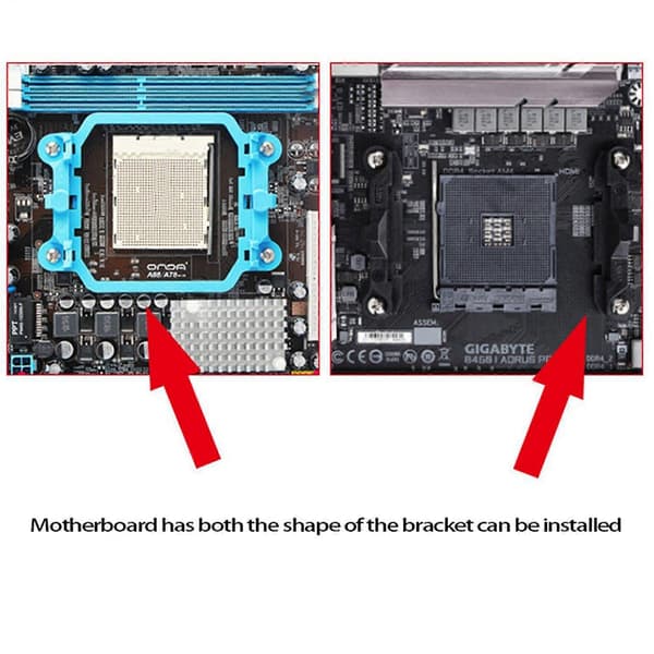 2x A30 CPU-kjøler 80mm Stille Vifte PC-kjøler For AMD AM4 AM3 AM3+ AM2 AM2+ FM2 FM2+ 80mm Datamaskin C