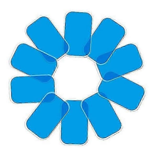 48 stk. gelputer, erstatningsputer for elektroder, absorberende gelputer, tilbehør for magetrening blue