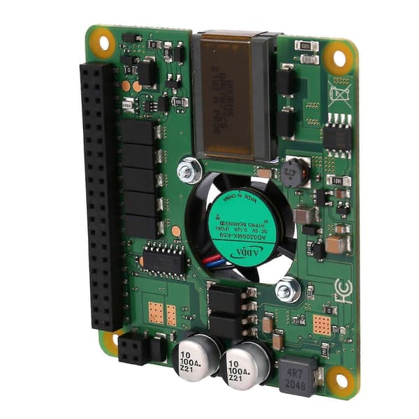 For 52pi Poe Hat Modul Udvidelseskort Ieee 802.3at-2009 Poe Med Køleventilator Til 4b / 3b+