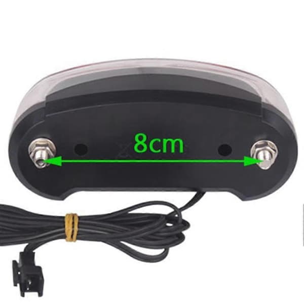 6v-48v E-sykkel Baklys Elektrisk Sykkel Baklys E-Scooter Natt Sikkerhet Led Advarsel Baklys