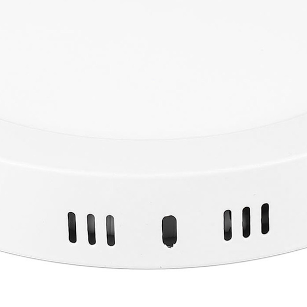 LED Flush Mount Taklampe 18W 6000K Hvitt Lys Ultra Tynn Rund Flat Panel Taklampe for Gang 85‑265V