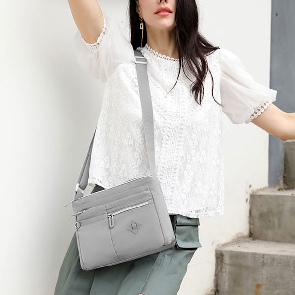 Multificka axelväska crossbody väska för kvinnor resehandväska