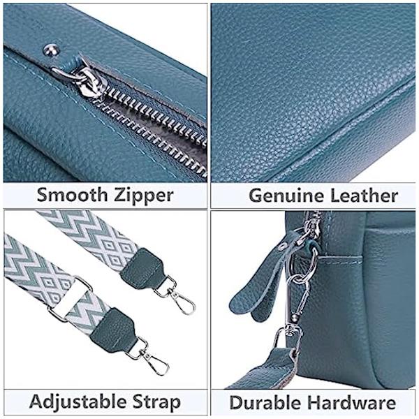 Crossbody-väskor för kvinnor Crossbody-kameraväska Handväska Tjock rem